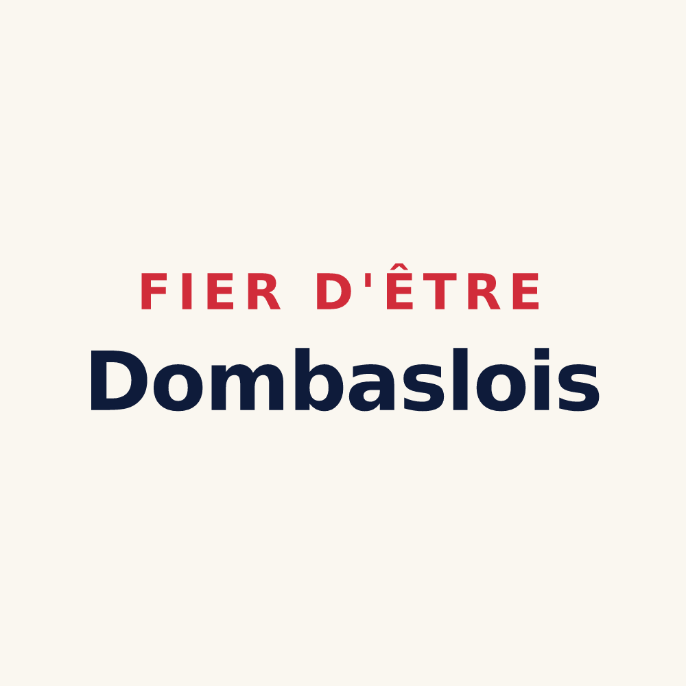 Tasse « Fier d'être Dombaslois » — design pour Dombasle-sur-Meurthe