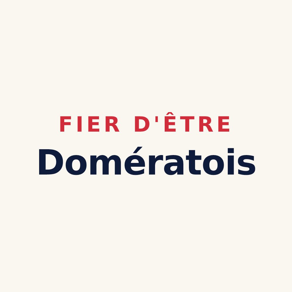 Tasse « Fier d'être Domératois » — design pour Domérat