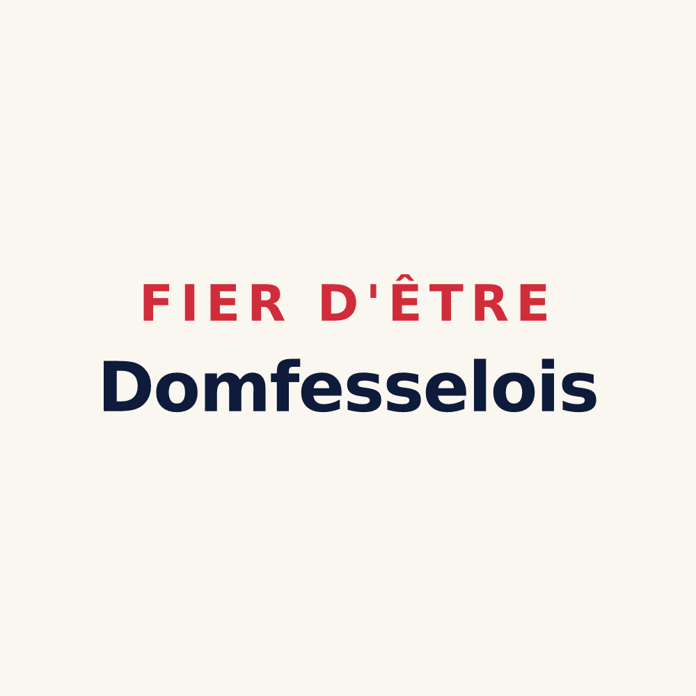 Tasse « Fier d'être Domfesselois » — design pour Domfessel