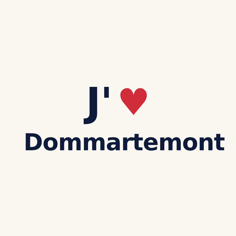 Tasse personnalisée Dommartemont — design J'aime Dommartemont