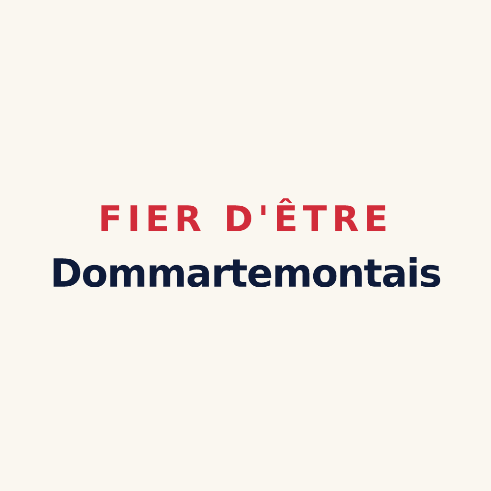 Tasse « Fier d'être Dommartemontais » — design pour Dommartemont