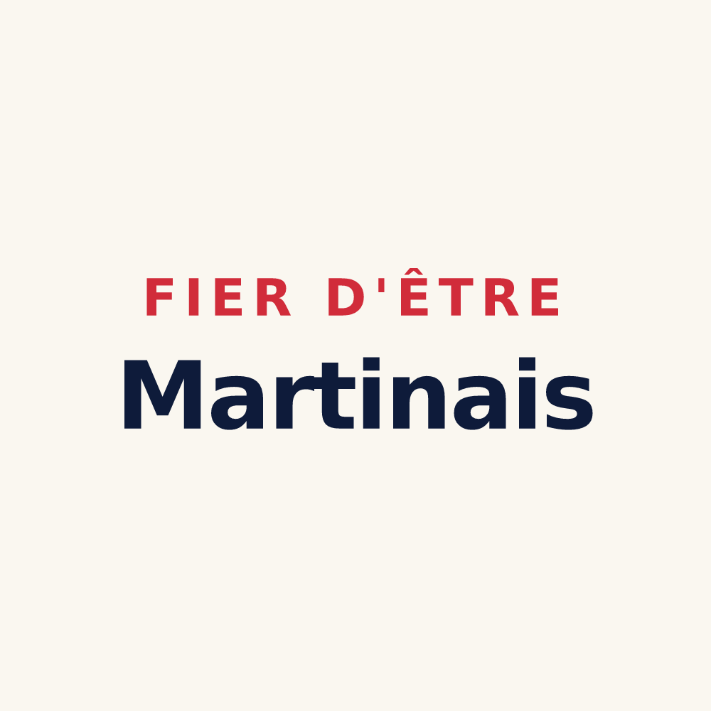 Tasse « Fier d'être Martinais » — design pour Dommartin-le-Coq