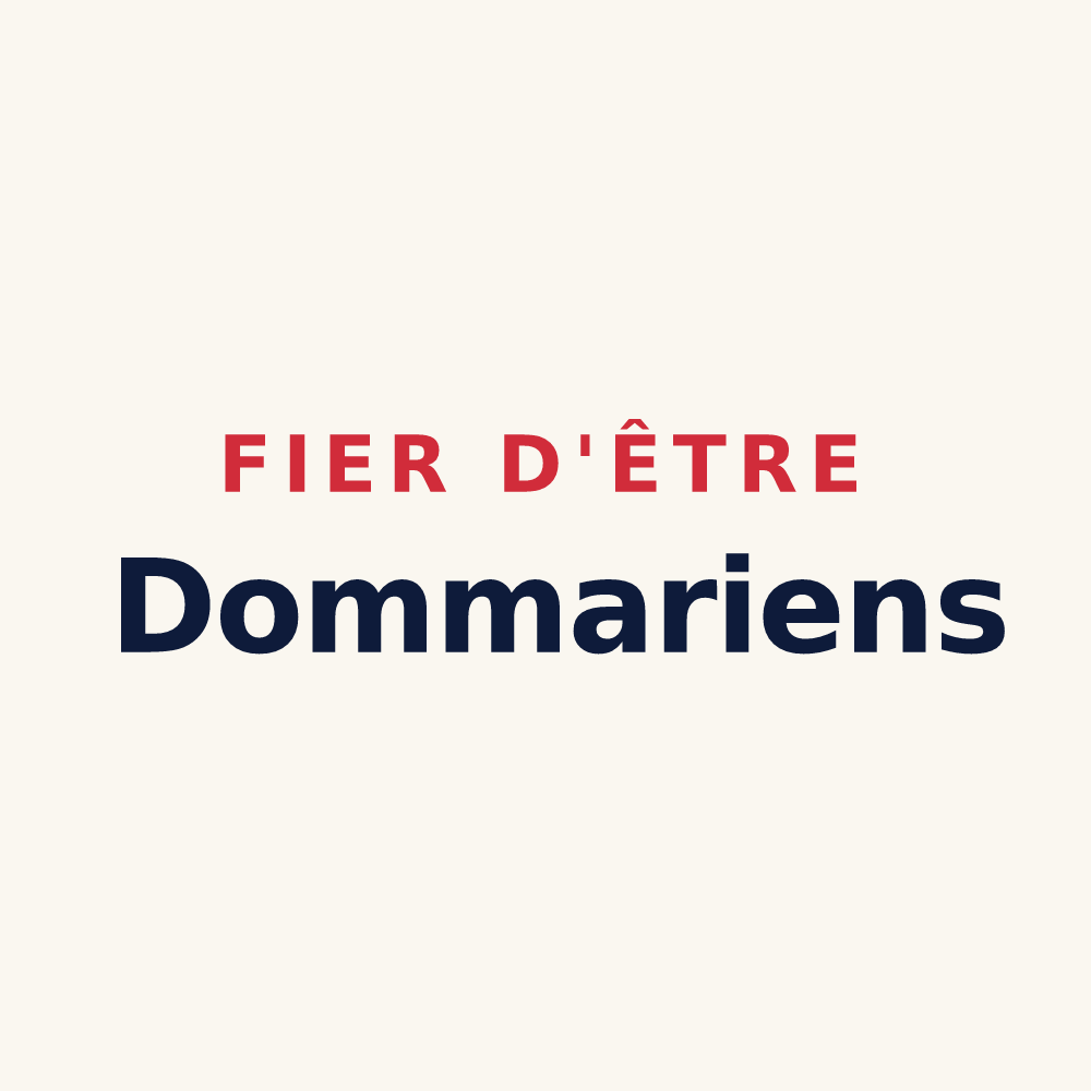 Tasse « Fier d'être Dommariens » — design pour Dommiers