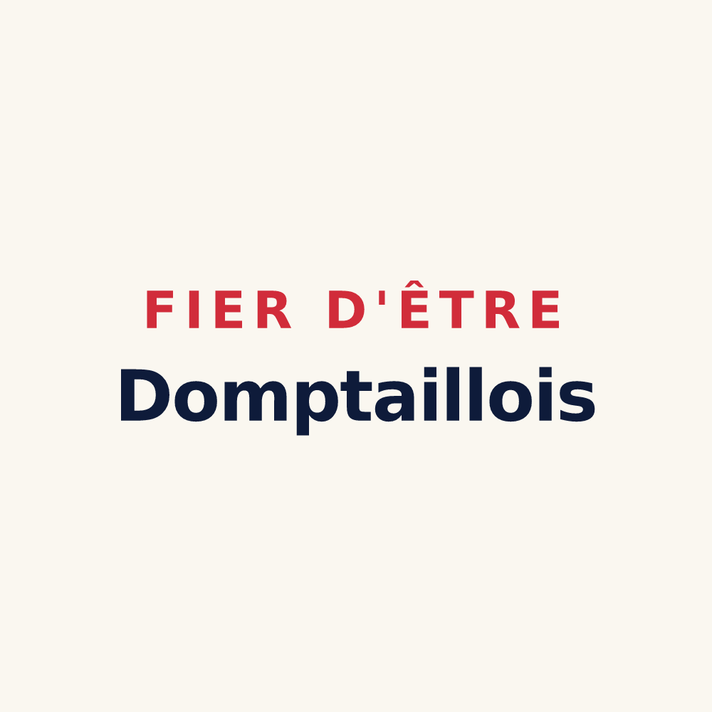 Tasse « Fier d'être Domptaillois » — design pour Domptail