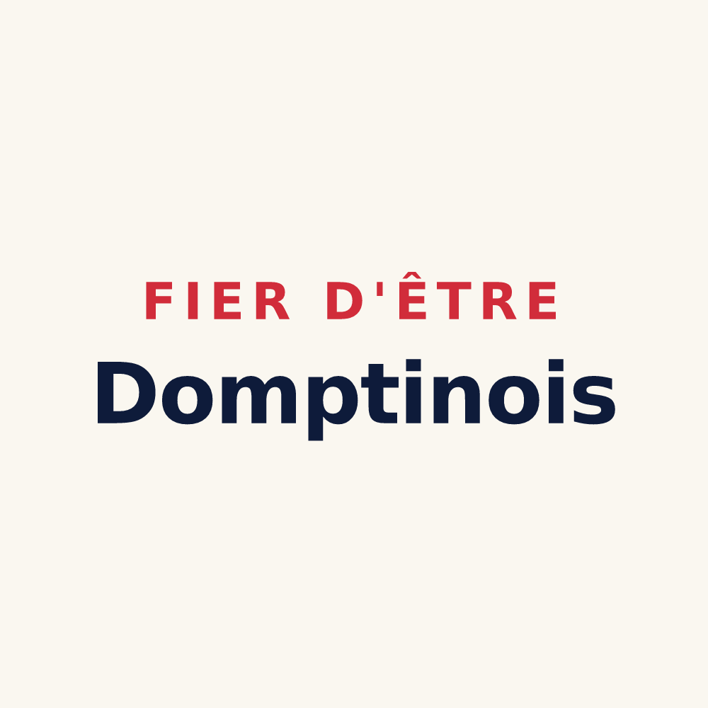 Tasse « Fier d'être Domptinois » — design pour Domptin