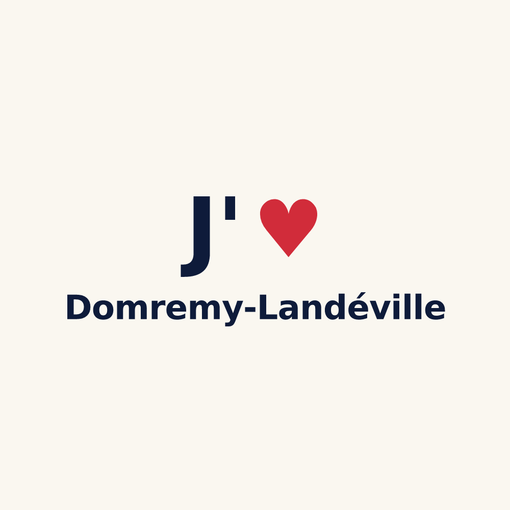 Tasse personnalisée Domremy-Landéville — design J'aime Domremy-Landéville