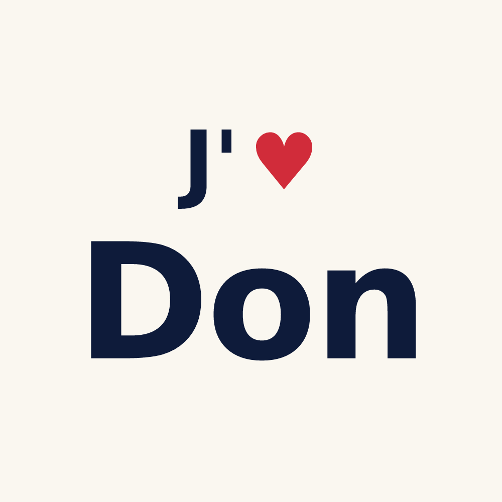 Tasse personnalisée Don — design J'aime Don