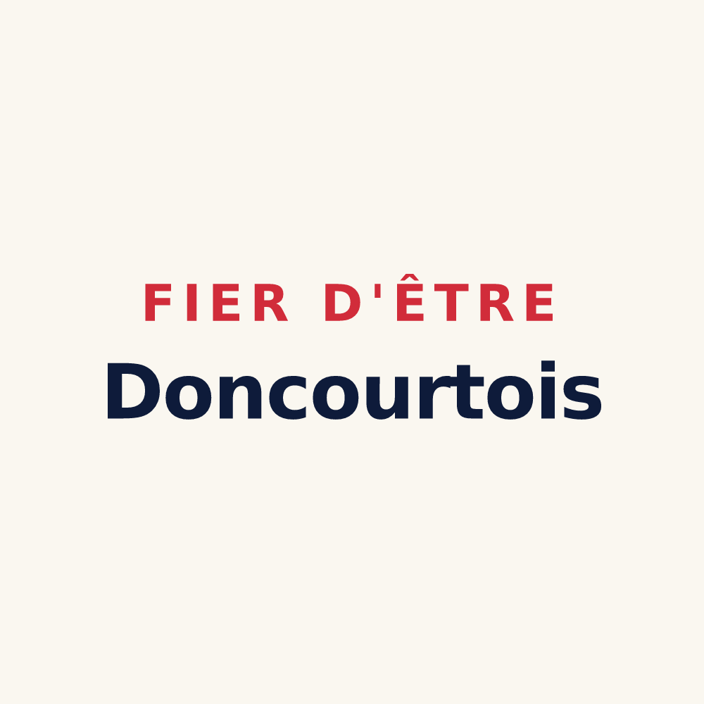 Tasse « Fier d'être Doncourtois » — design pour Doncourt-sur-Meuse