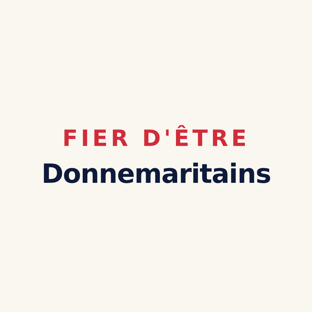 Tasse « Fier d'être Donnemaritains » — design pour Donnemarie-Dontilly