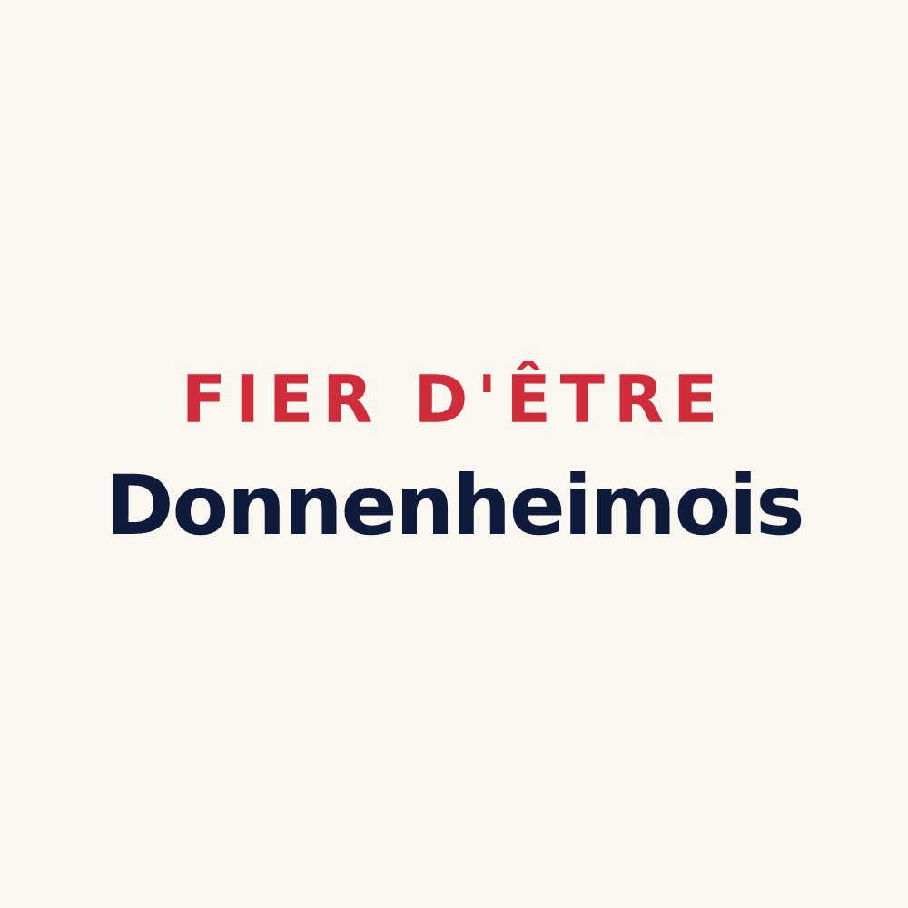 Tasse « Fier d'être Donnenheimois » — design pour Donnenheim