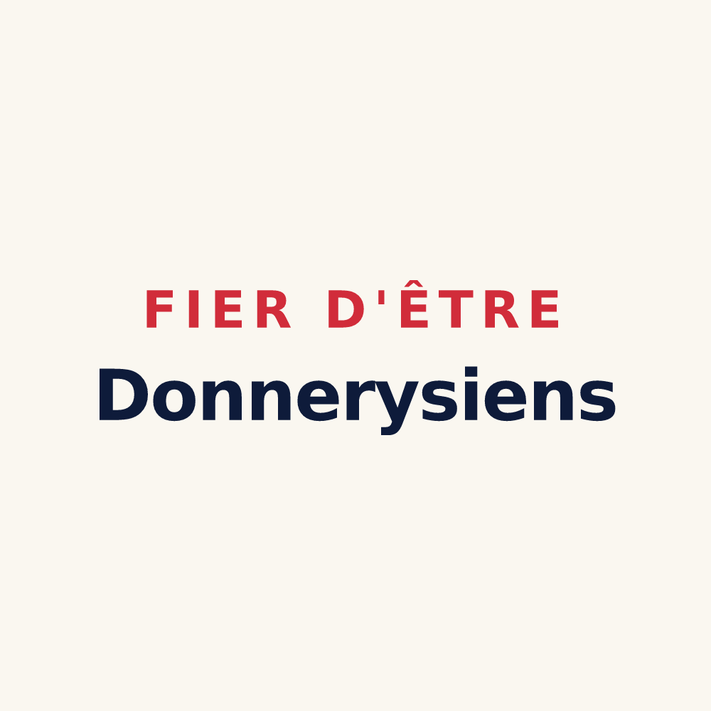 Tasse « Fier d'être Donnerysiens » — design pour Donnery