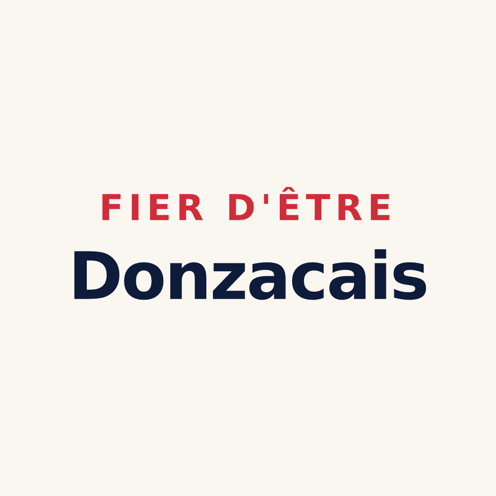 Tasse « Fier d'être Donzacais » — design pour Donzac