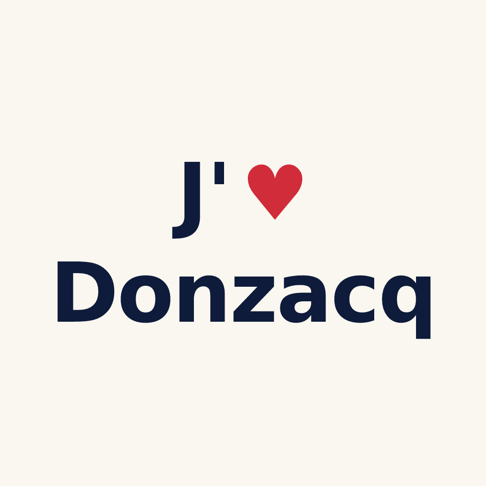 Tasse personnalisée Donzacq — design J'aime Donzacq