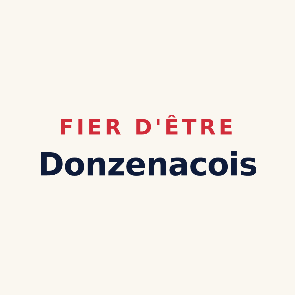 Tasse « Fier d'être Donzenacois » — design pour Donzenac