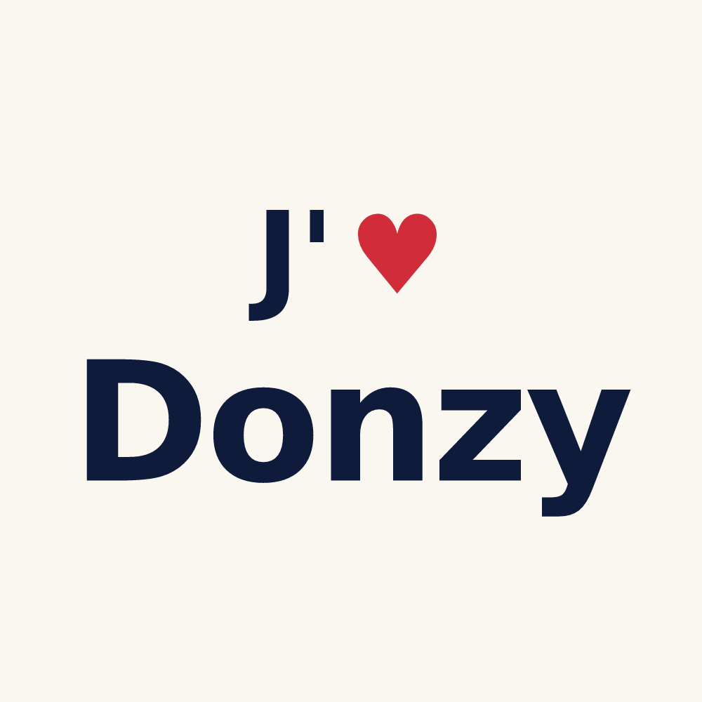Tasse personnalisée Donzy — design J'aime Donzy