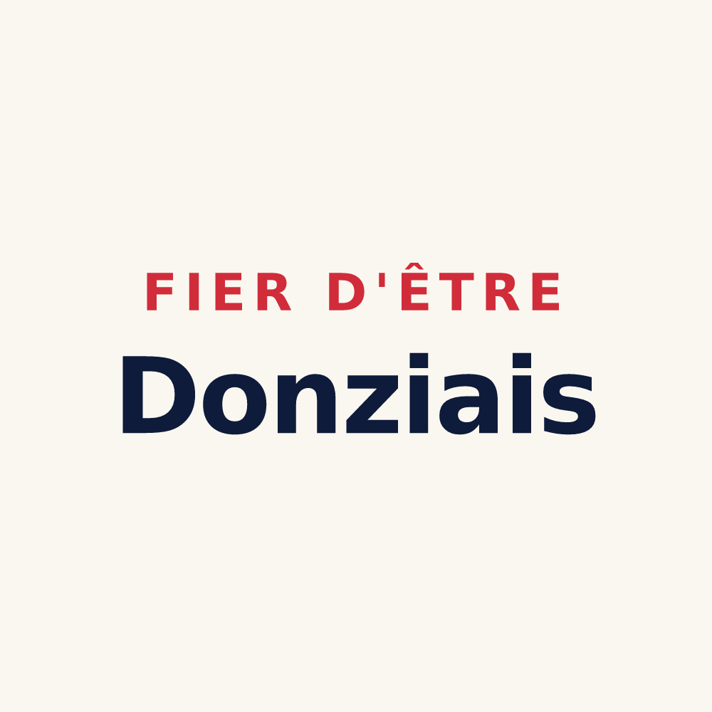 Tasse « Fier d'être Donziais » — design pour Donzy
