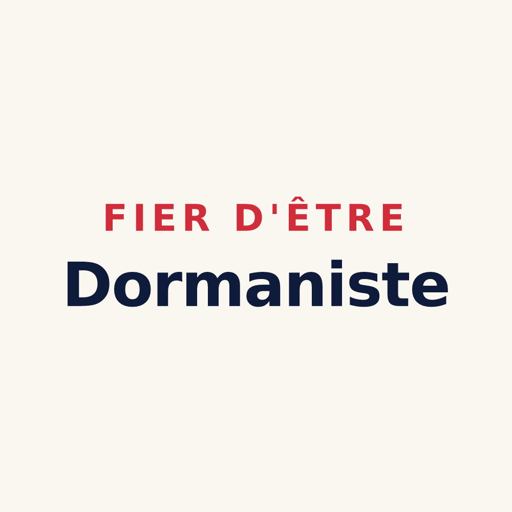 Tasse « Fier d'être Dormaniste » — design pour Dormans