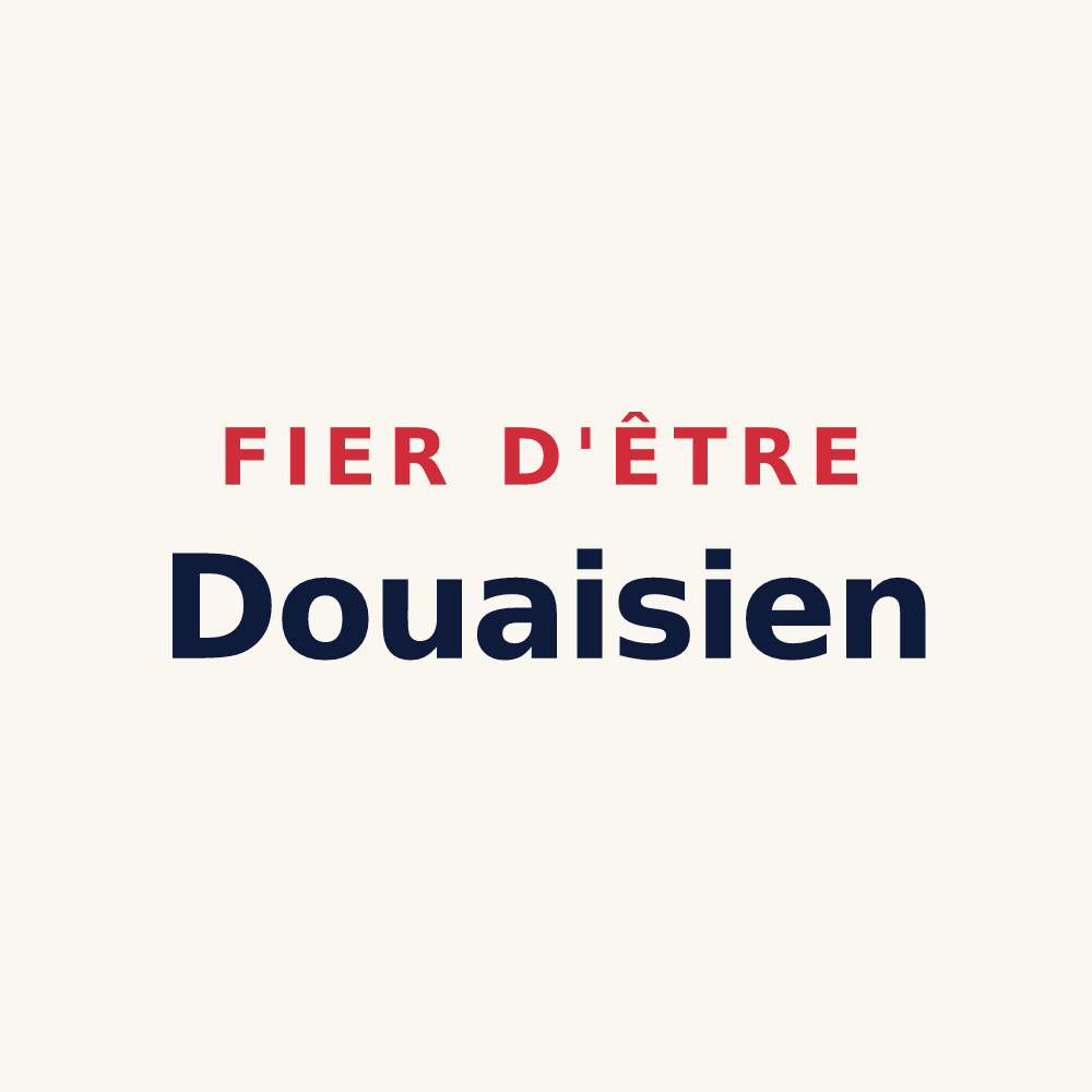 Tasse « Fier d'être Douaisien » — design pour Douai