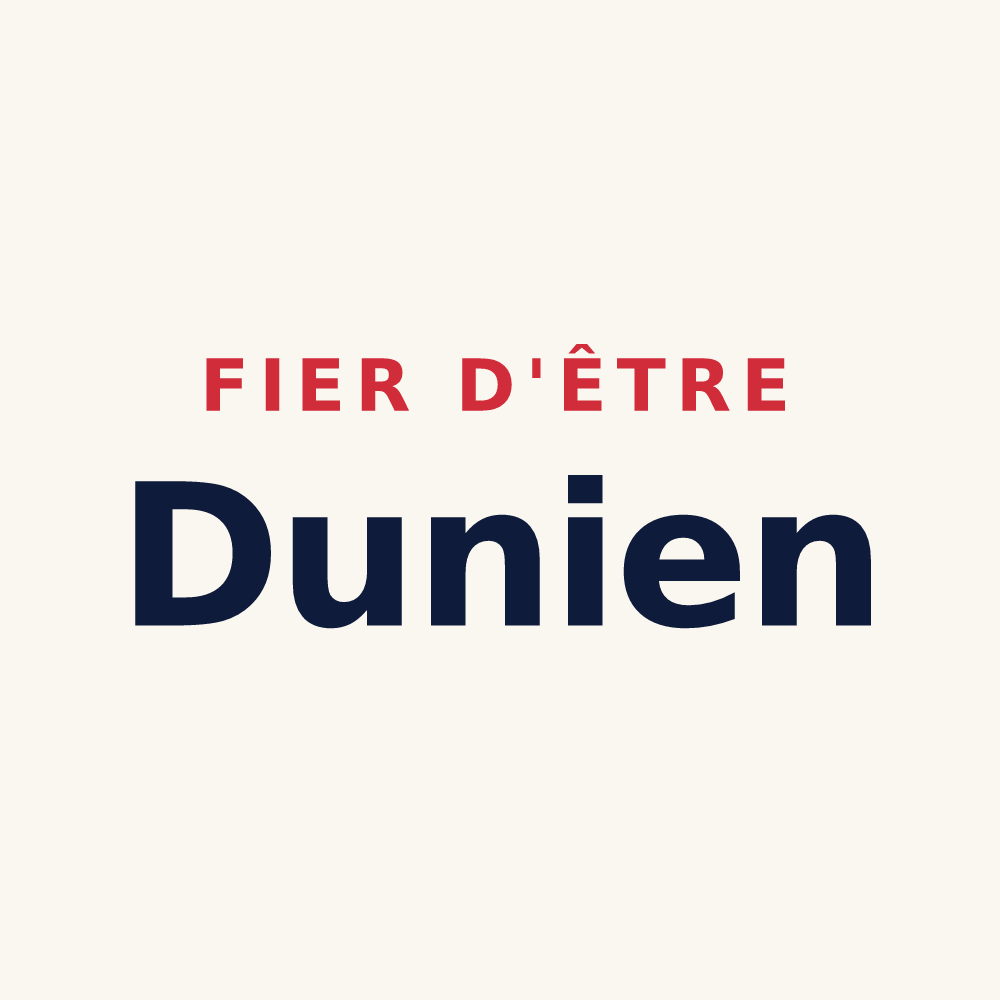 Tasse « Fier d'être Dunien » — design pour Douains