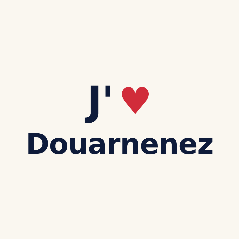 Tasse personnalisée Douarnenez — design J'aime Douarnenez