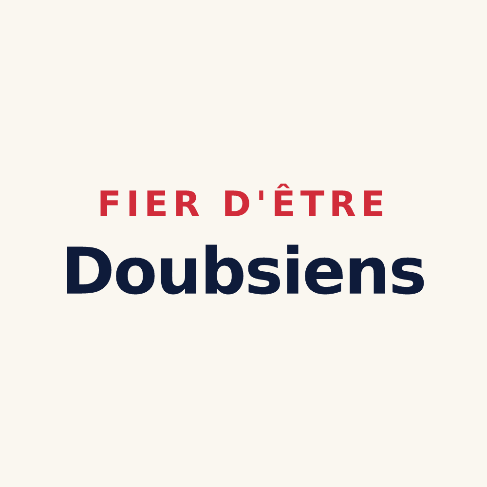 Tasse « Fier d'être Doubsiens » — design pour Doubs