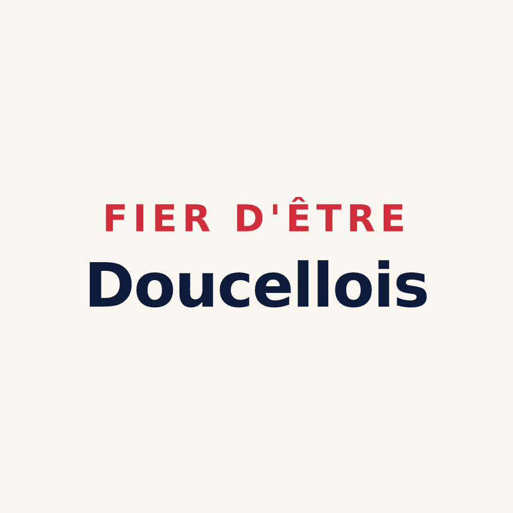 Tasse « Fier d'être Doucellois » — design pour Doucelles