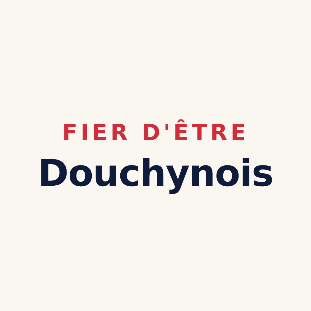 Tasse « Fier d'être Douchynois » — design pour Douchy-les-Mines