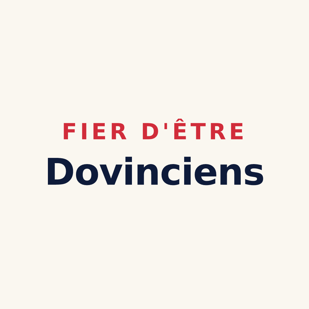 Tasse « Fier d'être Dovinciens » — design pour Doue