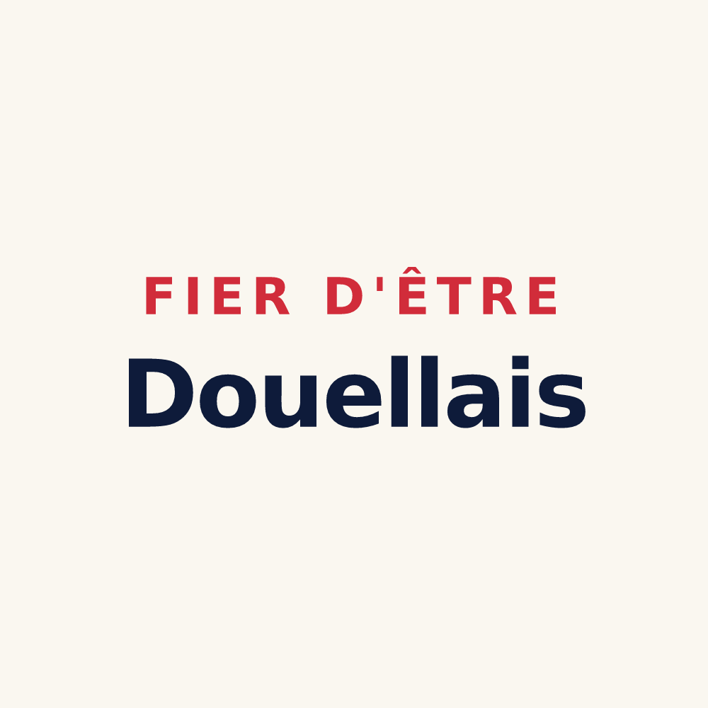 Tasse « Fier d'être Douellais » — design pour Douelle