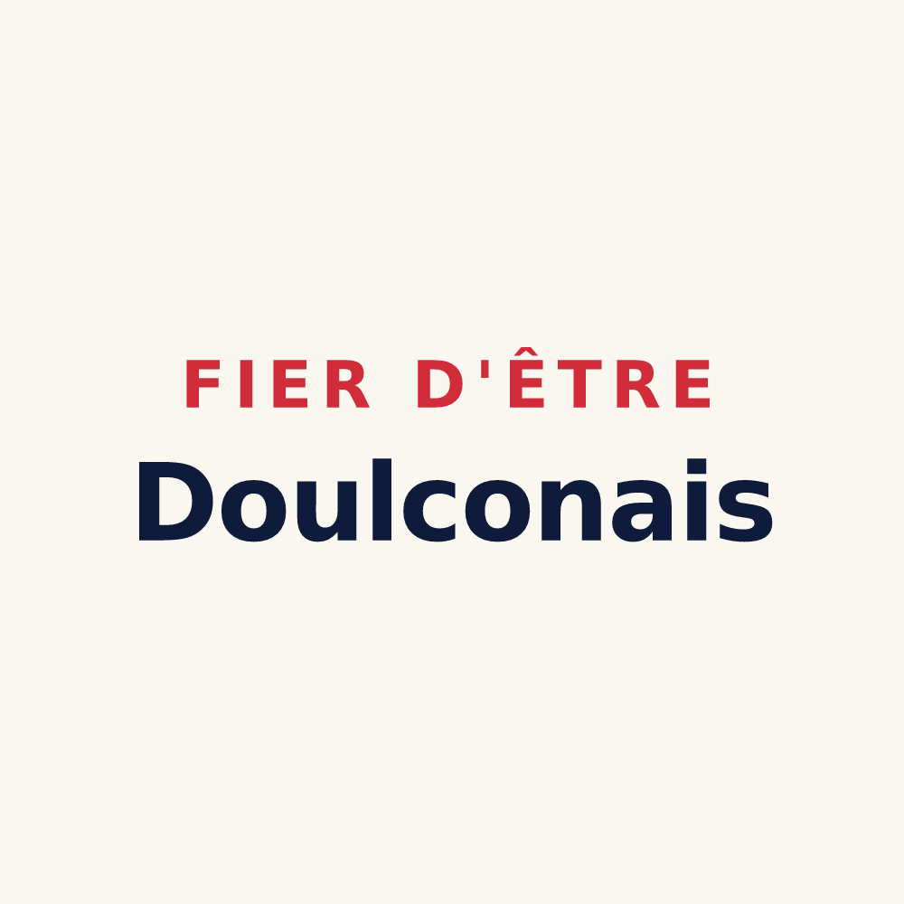 Tasse « Fier d'être Doulconais » — design pour Doulcon