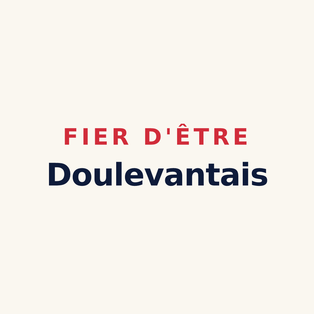 Tasse « Fier d'être Doulevantais » — design pour Doulevant-le-Petit