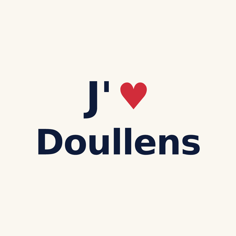 Tasse personnalisée Doullens — design J'aime Doullens