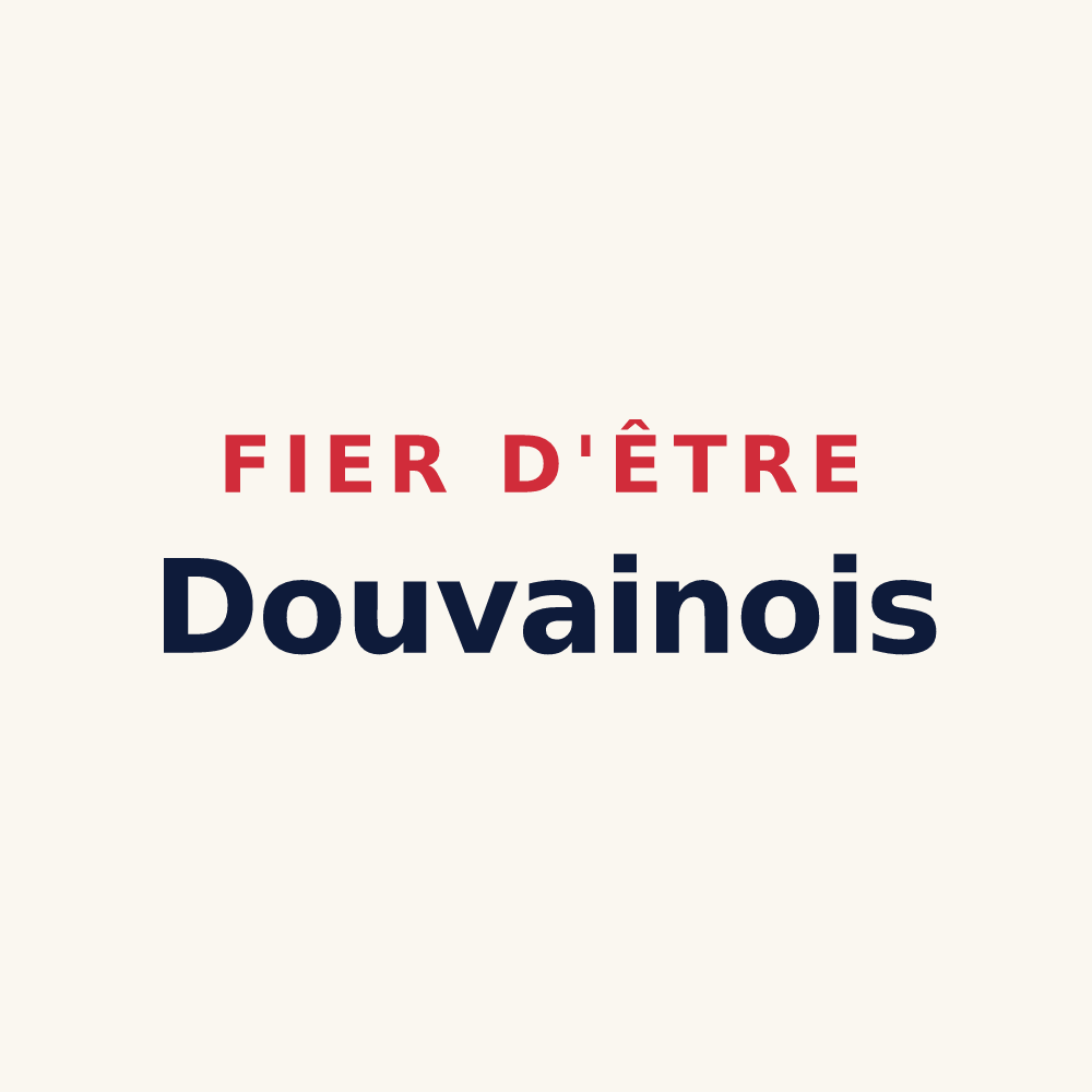 Tasse « Fier d'être Douvainois » — design pour Douvaine