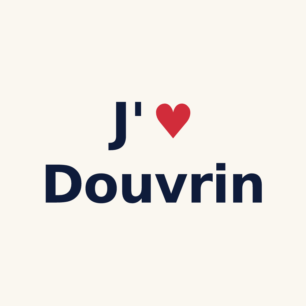 Tasse personnalisée Douvrin — design J'aime Douvrin
