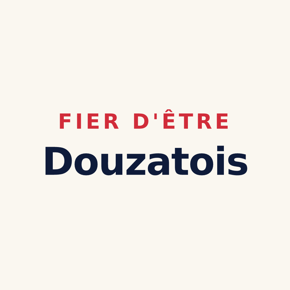 Tasse « Fier d'être Douzatois » — design pour Douzat