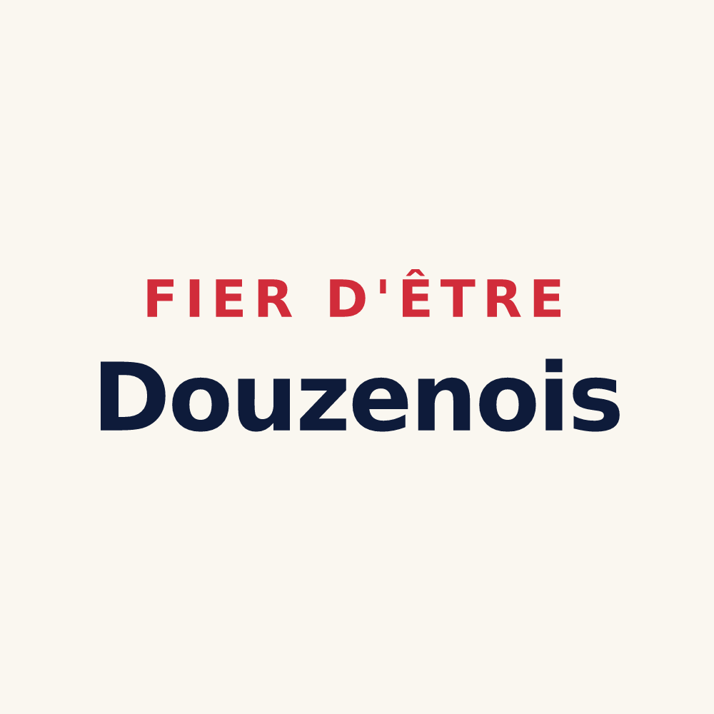 Tasse « Fier d'être Douzenois » — design pour Douzens