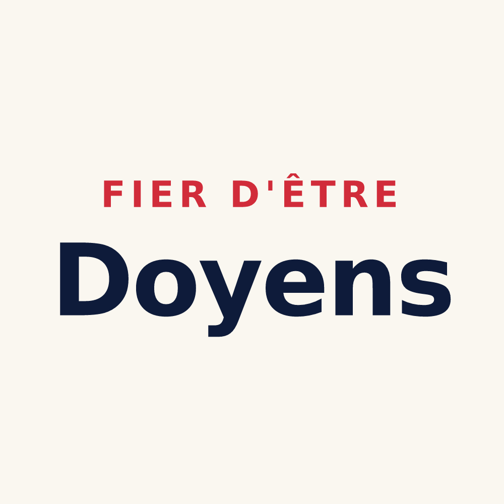 Tasse « Fier d'être Doyens » — design pour Doye