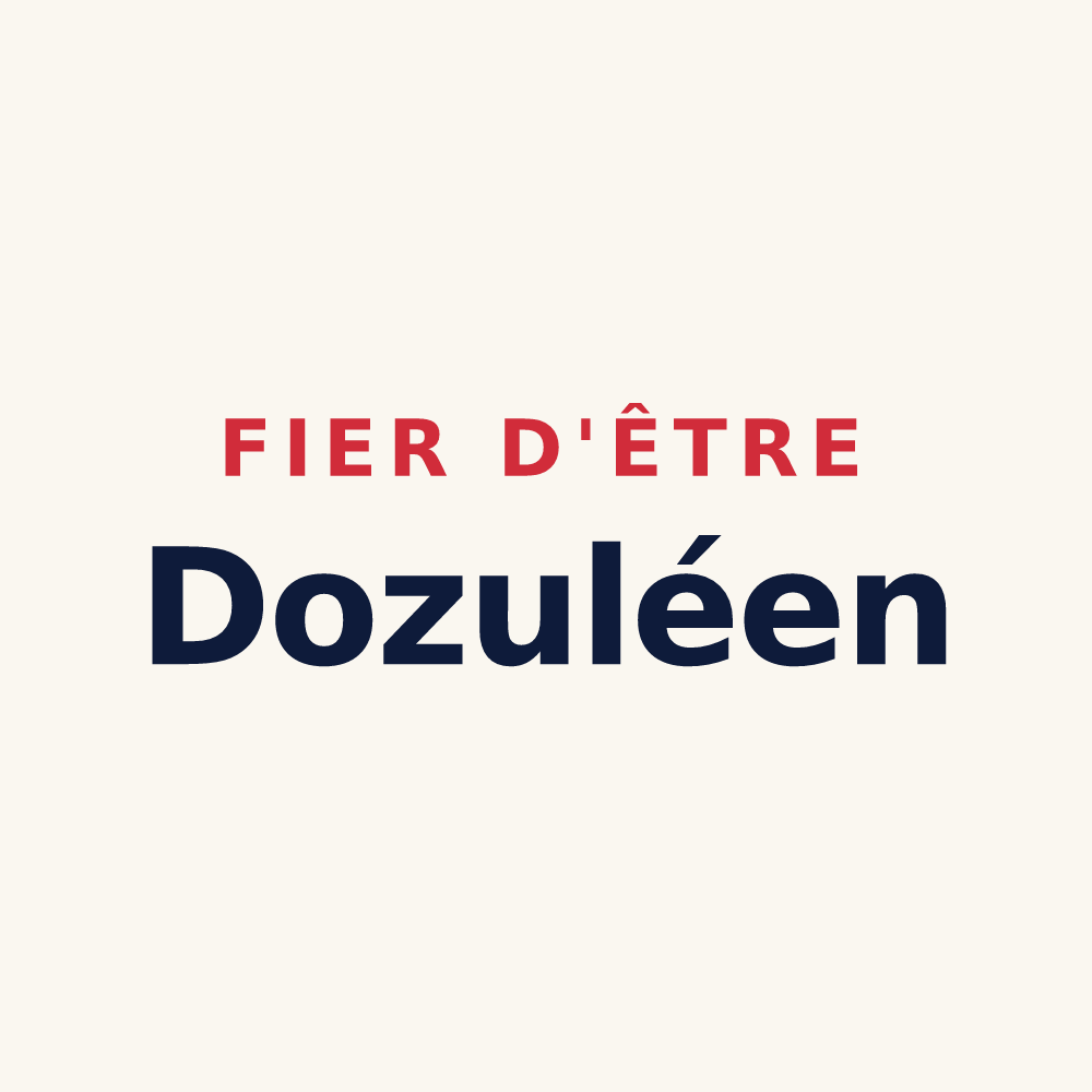 Tasse « Fier d'être Dozuléen » — design pour Dozulé