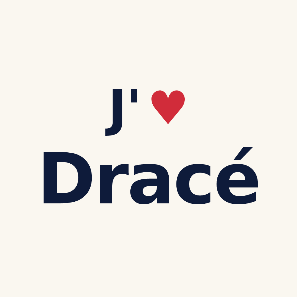 Tasse personnalisée Dracé — design J'aime Dracé
