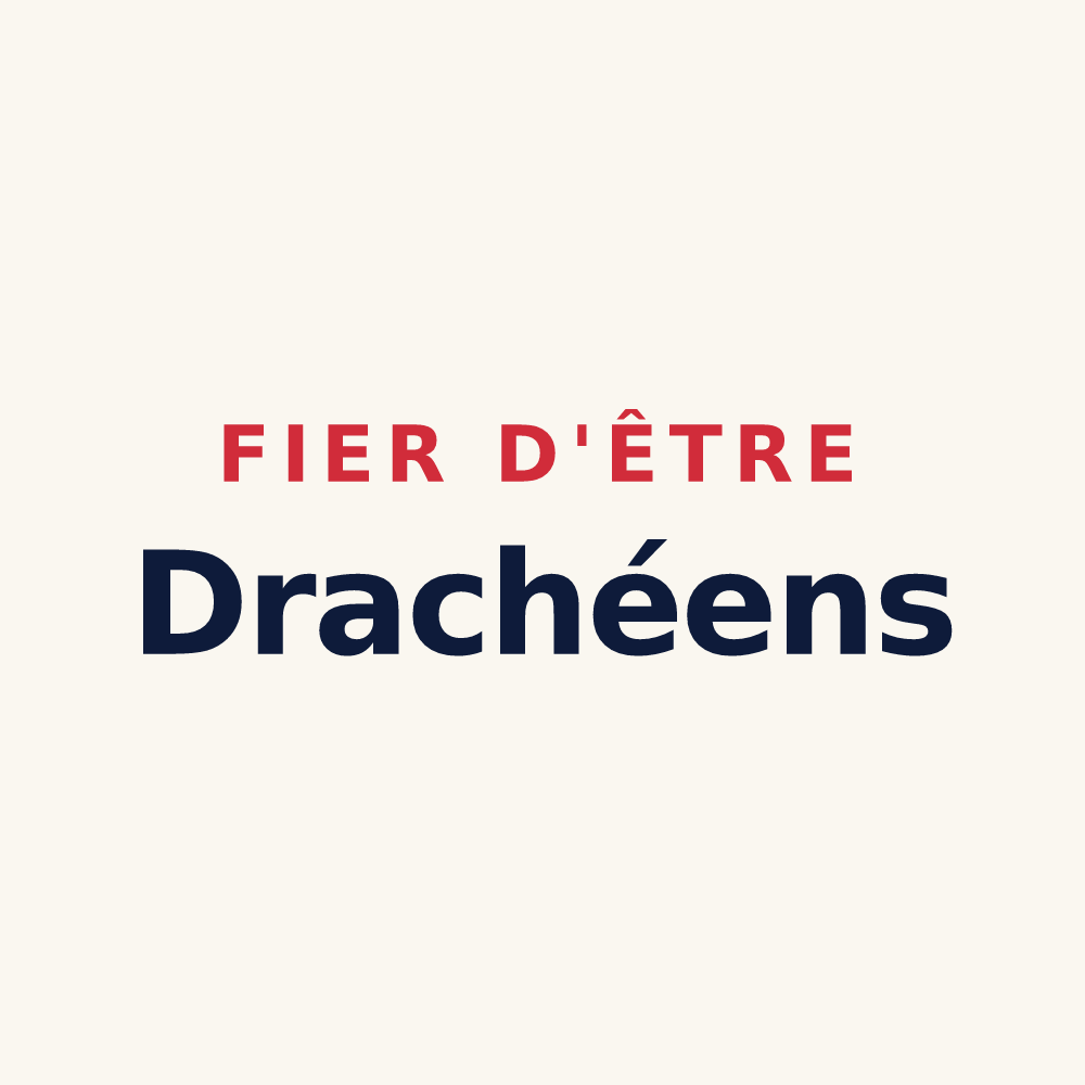 Tasse « Fier d'être Drachéens » — design pour Draché