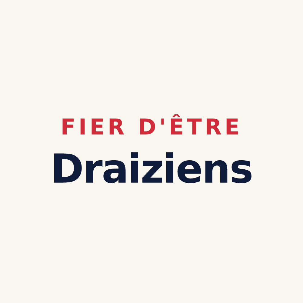 Tasse « Fier d'être Draiziens » — design pour Draize