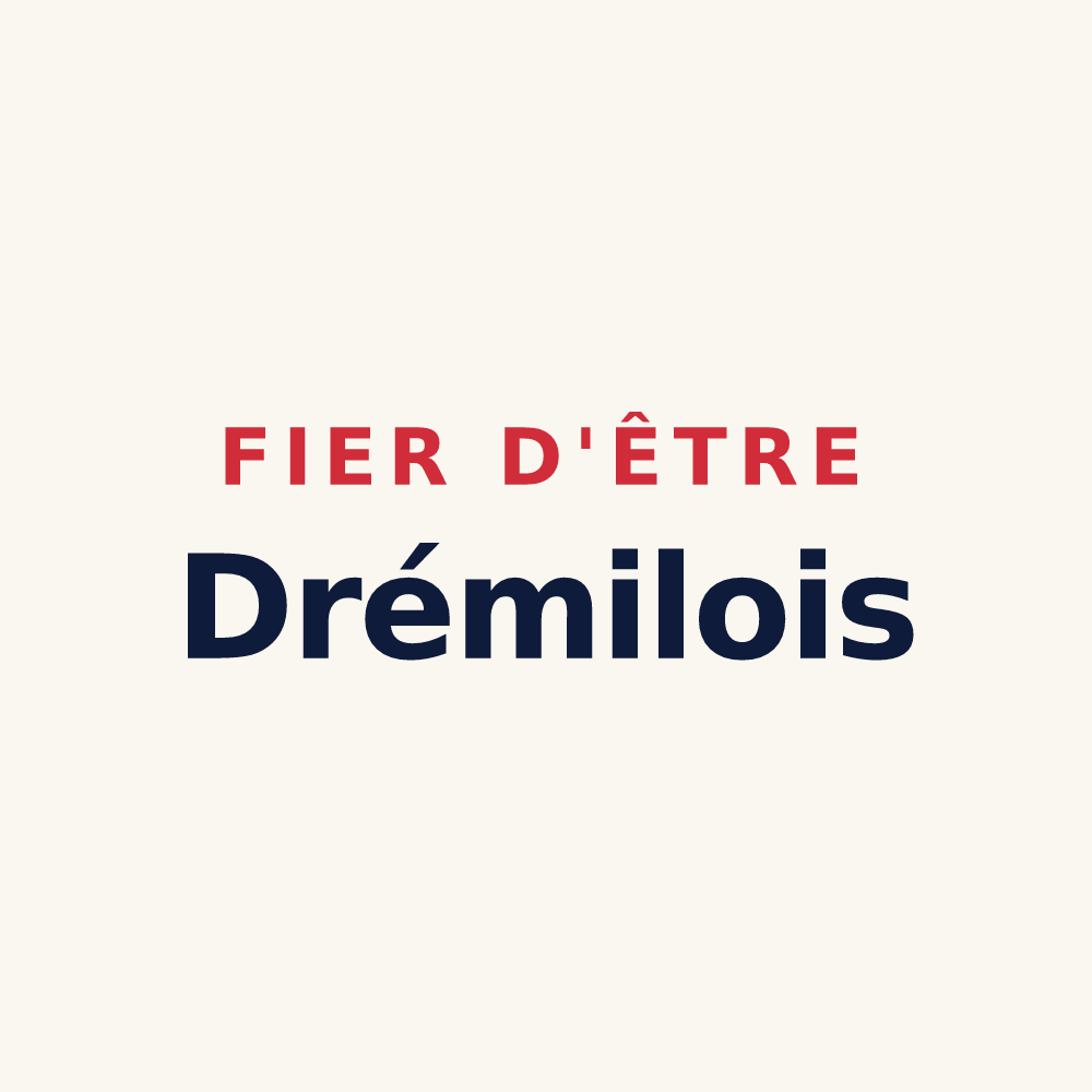 Tasse « Fier d'être Drémilois » — design pour Drémil-Lafage