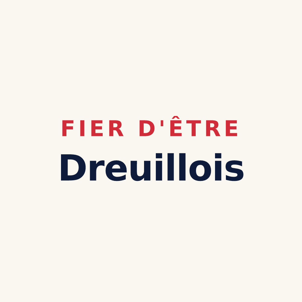 Tasse « Fier d'être Dreuillois » — design pour Dreuil-lès-Amiens