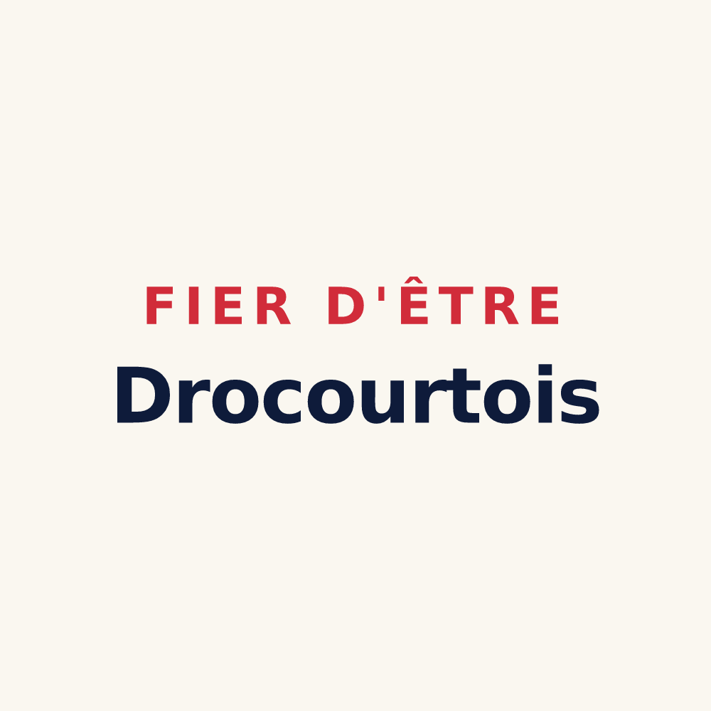 Tasse « Fier d'être Drocourtois » — design pour Drocourt
