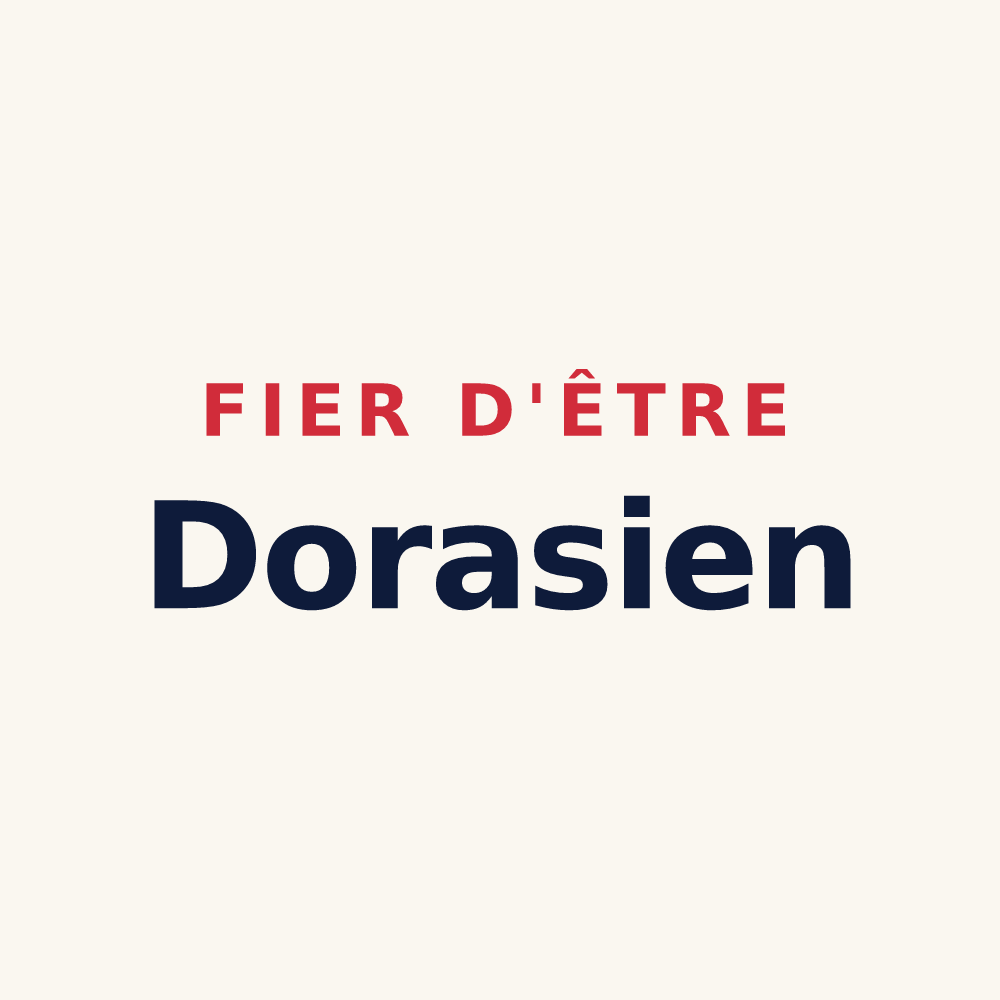 Tasse « Fier d'être Dorasien » — design pour Droue-sur-Drouette