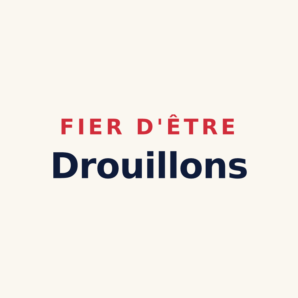 Tasse « Fier d'être Drouillons » — design pour Droupt-Sainte-Marie