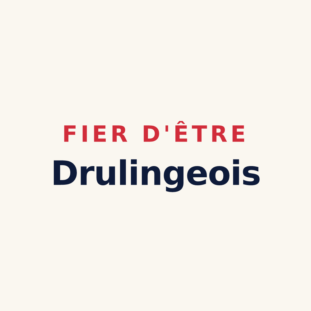 Tasse « Fier d'être Drulingeois » — design pour Drulingen
