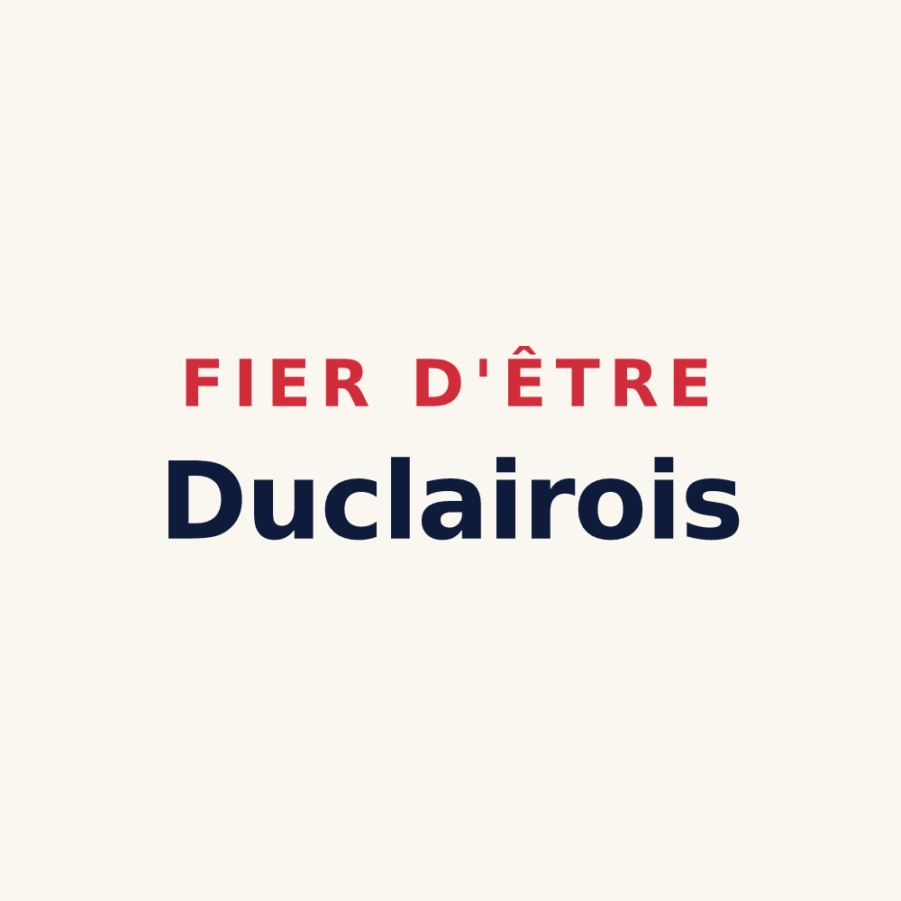 Tasse « Fier d'être Duclairois » — design pour Duclair