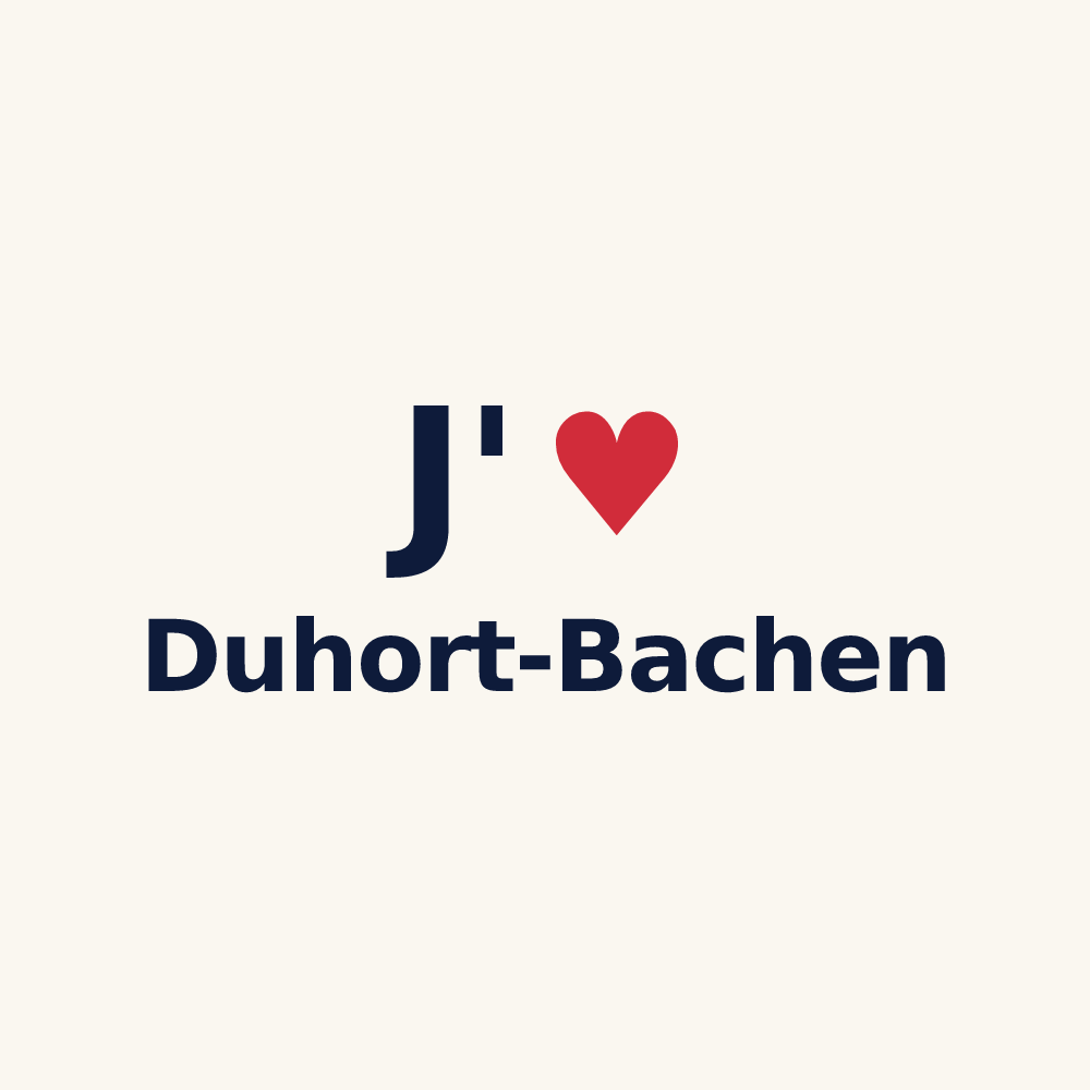 Tasse personnalisée Duhort-Bachen — design J'aime Duhort-Bachen