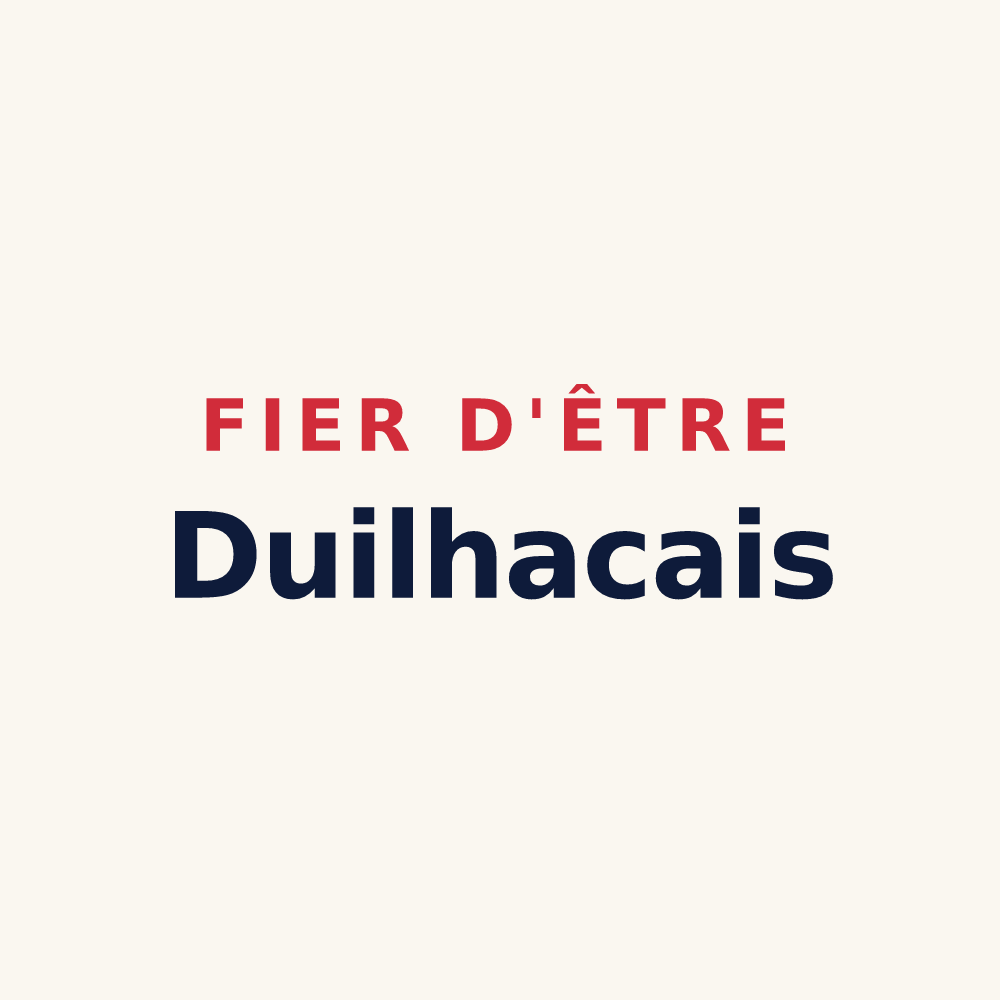 Tasse « Fier d'être Duilhacais » — design pour Duilhac-sous-Peyrepertuse